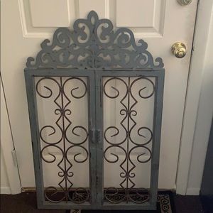 Blue Rustic Wall Decoration